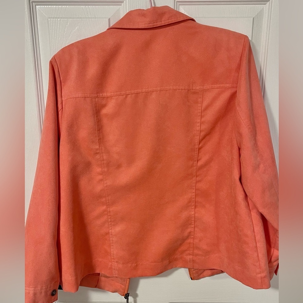 Women's Coral Pink Jacket - Picture 3 of 3